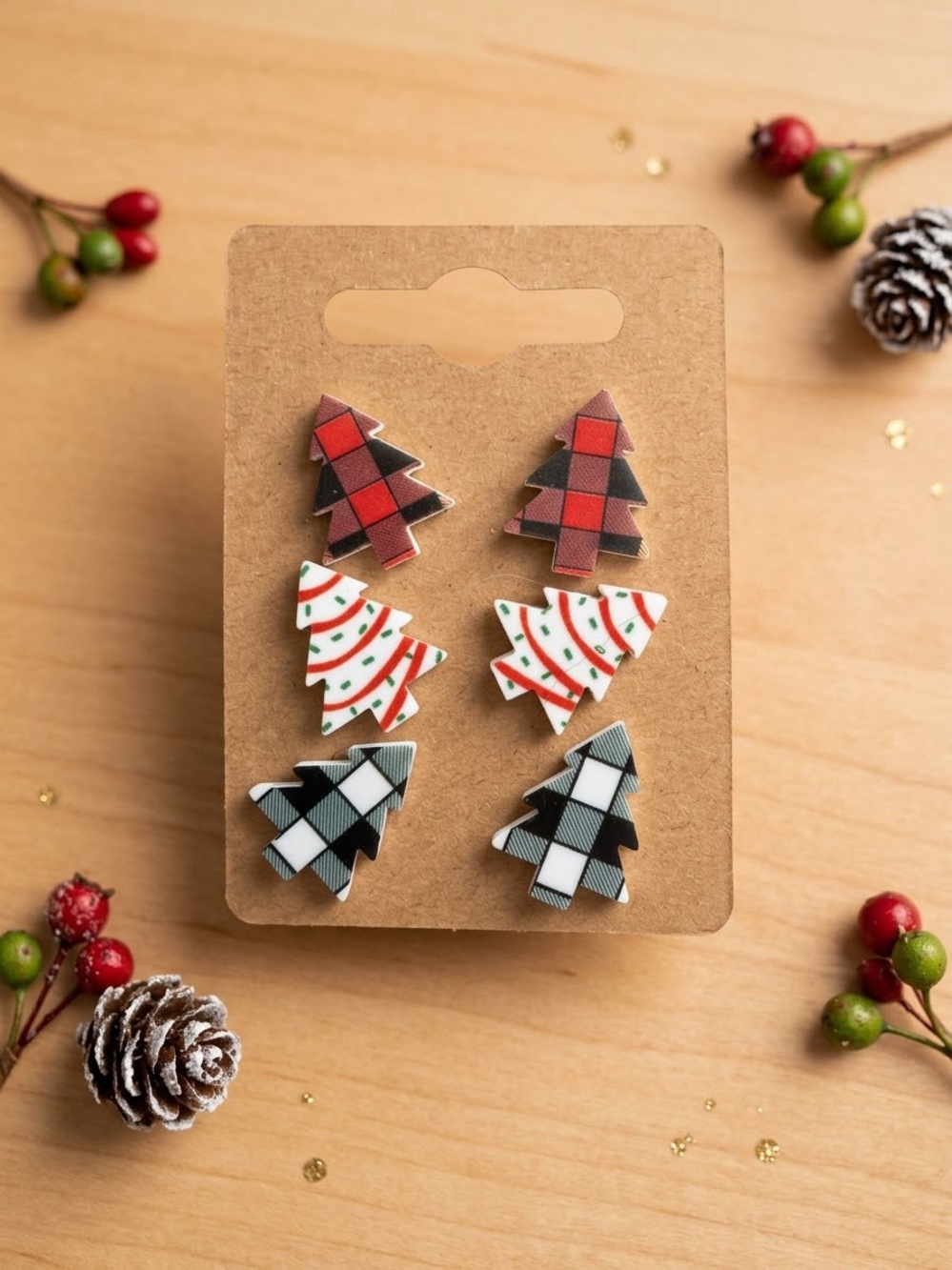 Holiday Stud Earrings Sets - Christmas and Thanksgiving